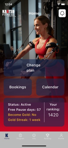 Kaatsu Fitness screenshot