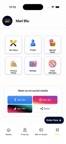 Mari Blu iPhone screenshot