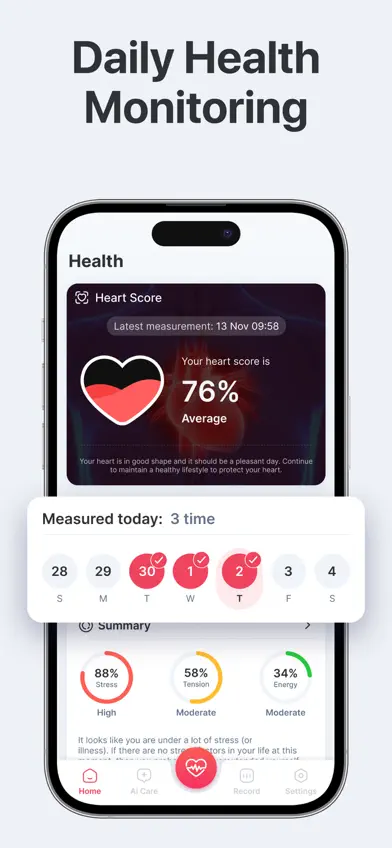 Heart Rate Monitor - Pulse HRV screenshot 2