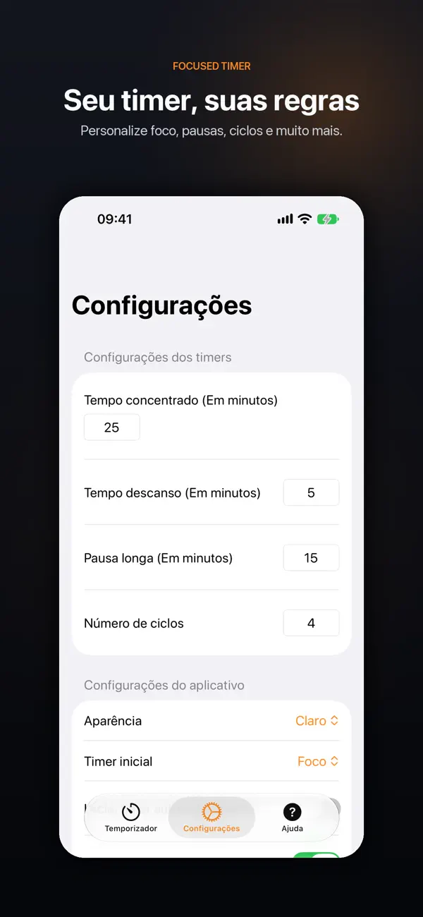 Screenshot #2 pour Focused Timer
