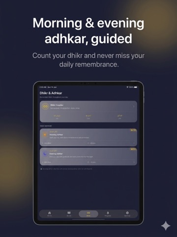 Niyyah: Muslim Focus iPad screenshot