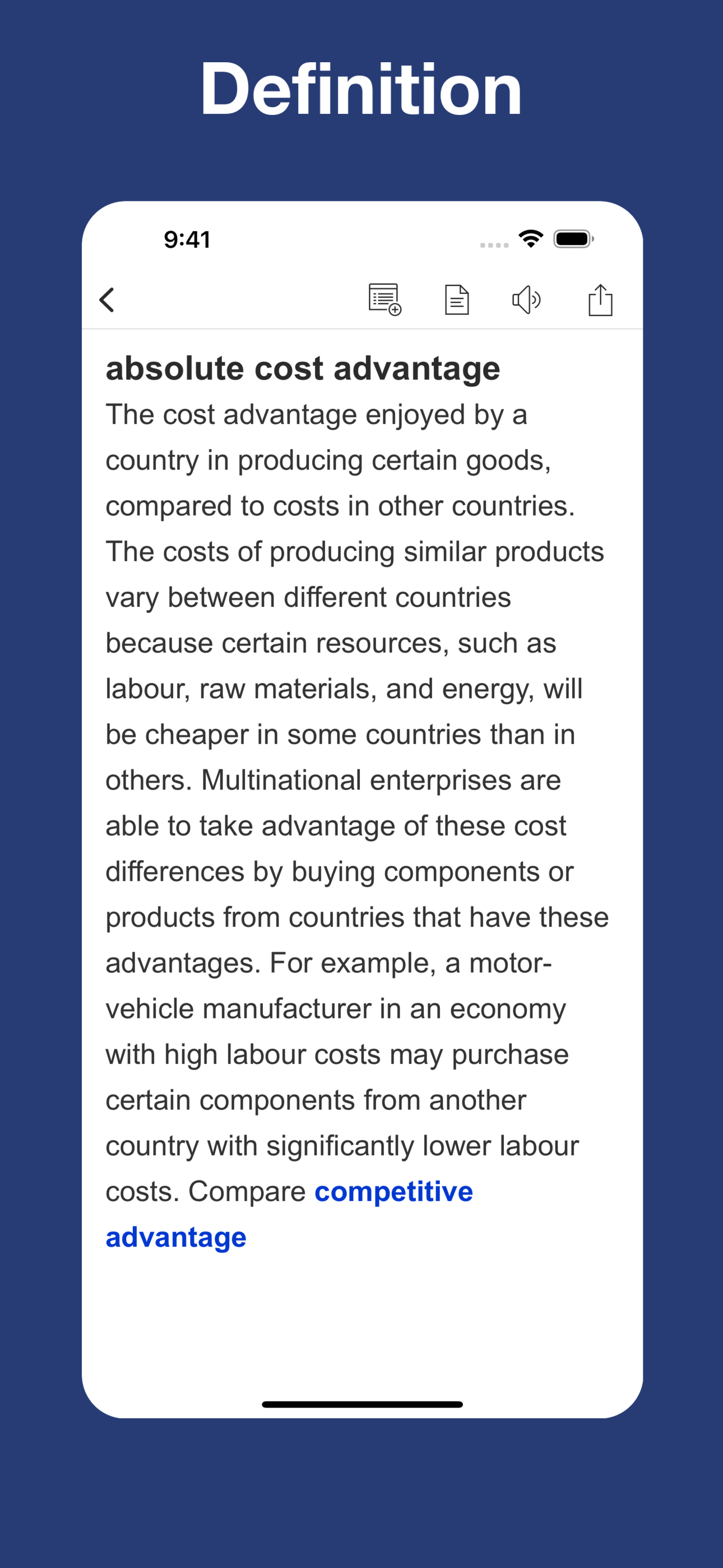 Dictionary of Business screenshot 2