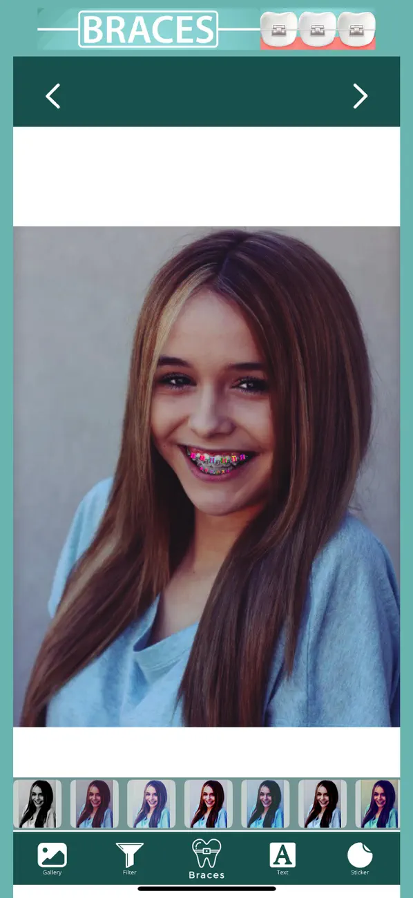 Screenshot #3 pour Make Me : Braces Teeth Cam