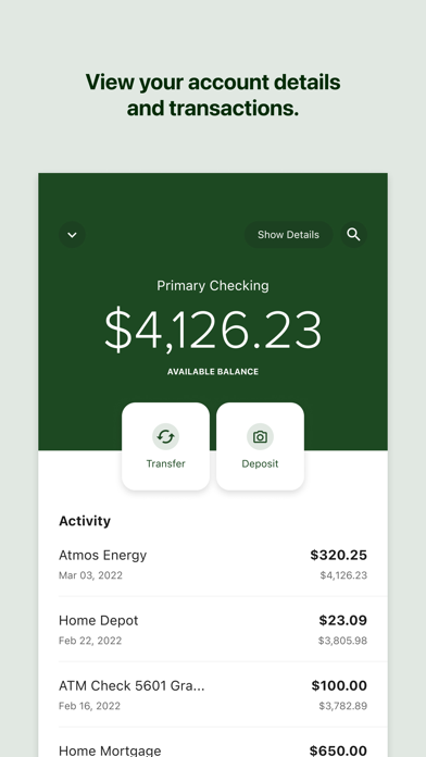 Regional Missouri Bank Screenshot