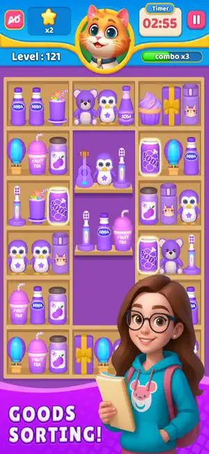 Goods Sorting: Sort Games screenshot 1