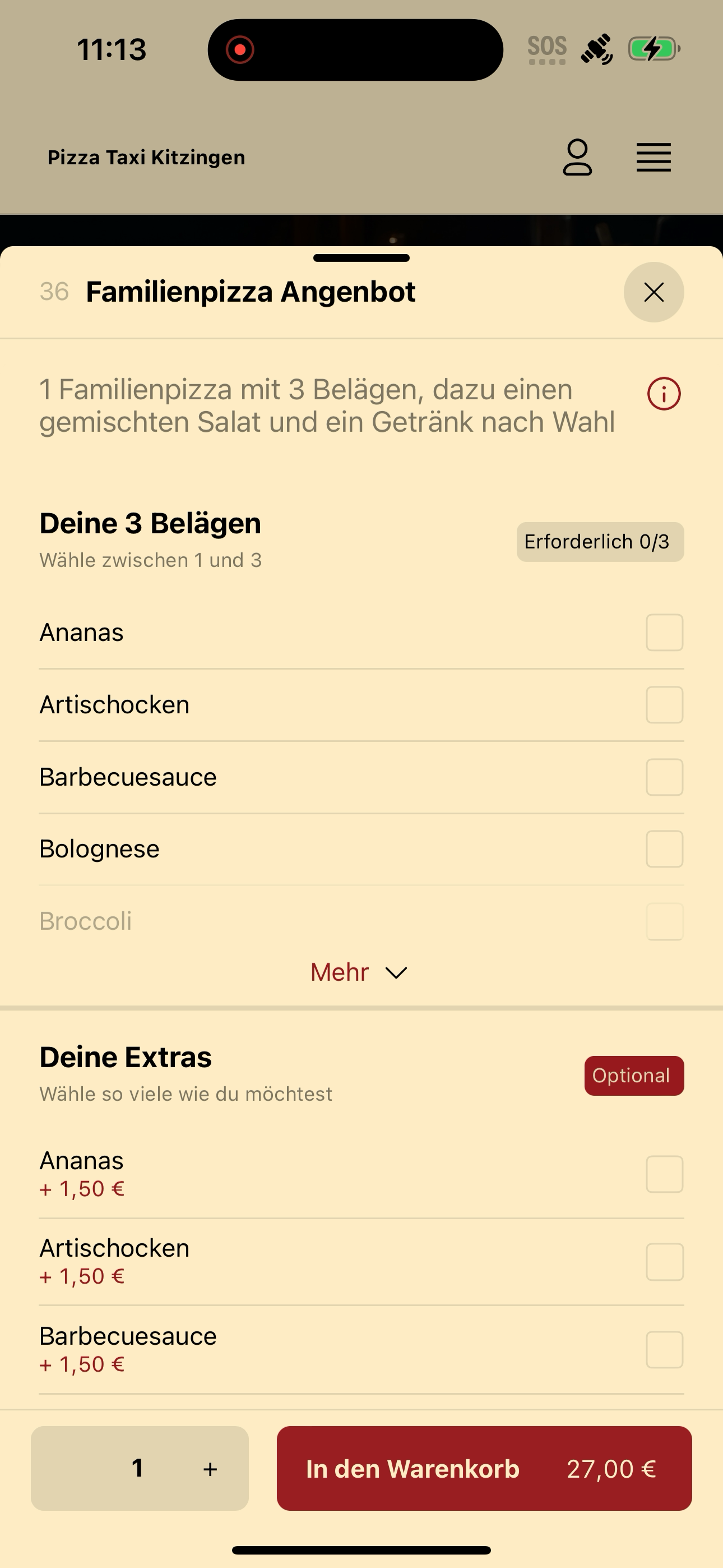 Pizza Taxi Kitzingen screenshot 8