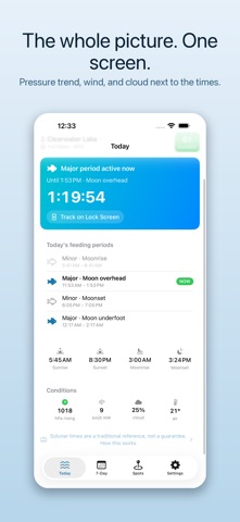 HookWise: Best Fishing Times screenshot
