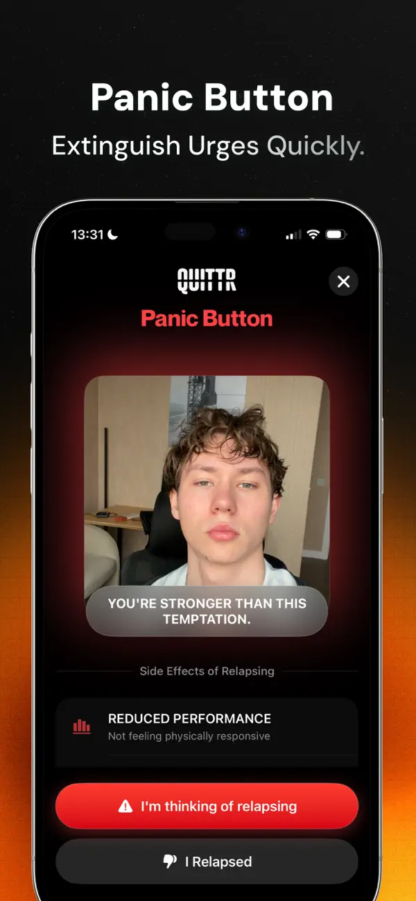 #3. QUITTR - Break Free Now (iOS) By: Quittr, LLC