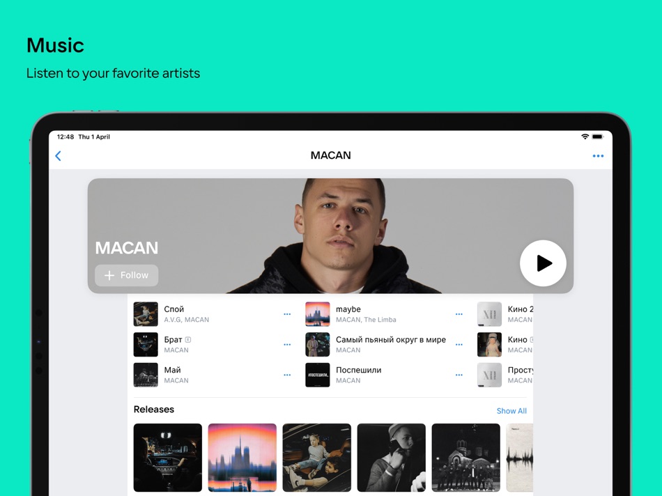 #4. VK: social network, messenger (iOS) Av: VK LLC