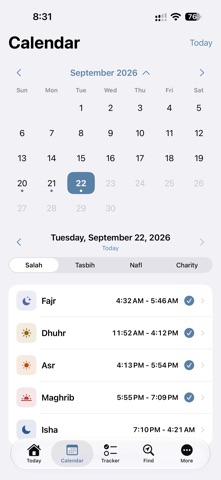 Salah - Prayer Times & Tracker screenshot 5