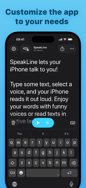 SpeakLine – Text to Speech Screenshot