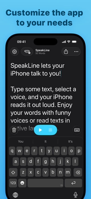 SpeakLine – Text to Speech Screenshot 4 of 5