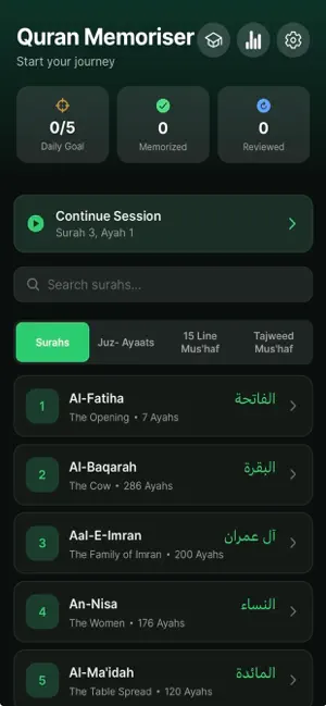 Ayaat- Quran Memorisation screenshot 1