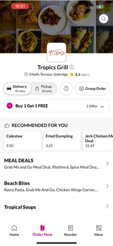 Tropics Grill Screenshot 2 of 4