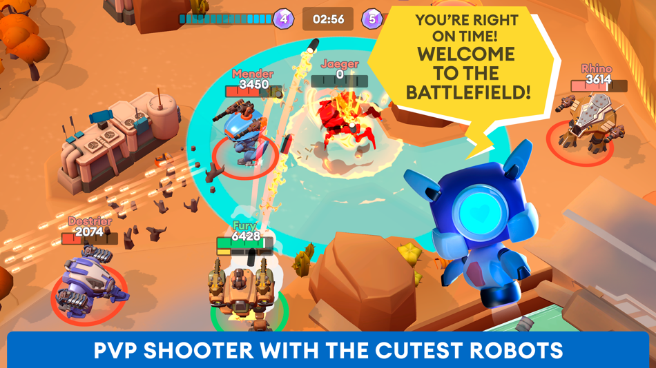 #1. Little Big Robots. Mech Battle (iOS) 由: MYGAMES MENA FZ LLC