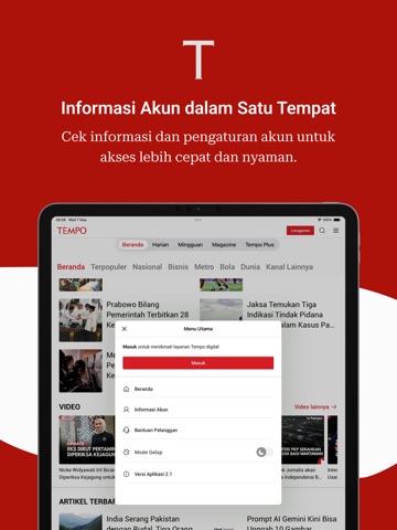 TEMPO iPad screenshot 6