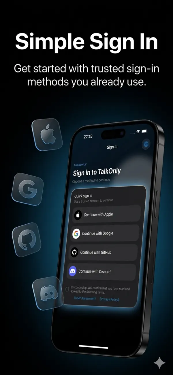 Screenshot #1 pour TalkOnly
