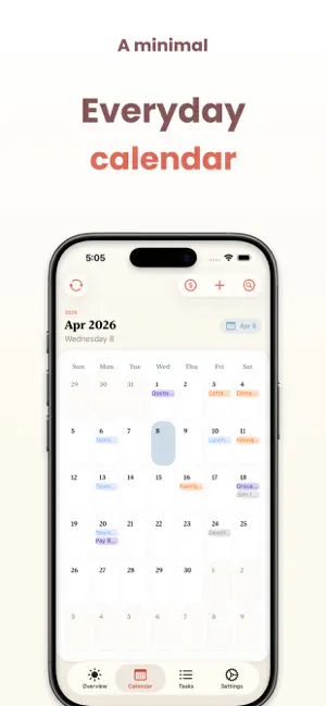 Calendaris screenshot 1