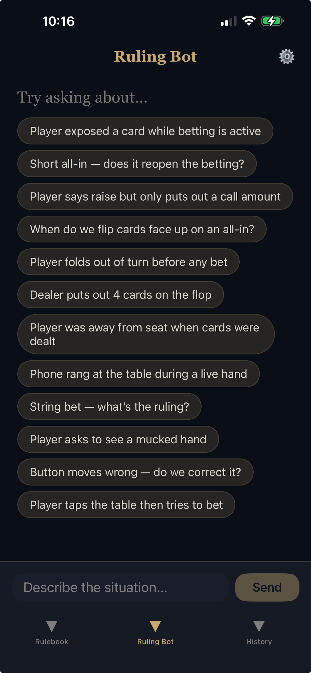 Floor Ruling