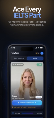 WitSpeak: AI English Coach iPhone screenshot