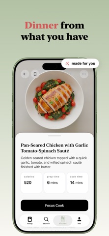 Sage - AI Pantry Recipes iPhone screenshot