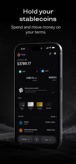 Prive Wallet screenshot 1