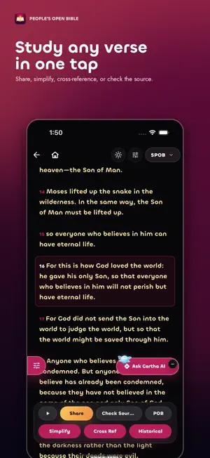 People's Open Bible (POB) screenshot 2