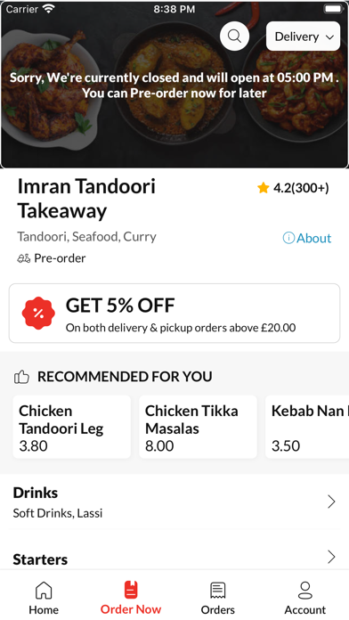Imran Tandoori Takeaway Screenshot