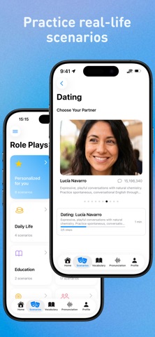 JustTalk AI — English Learning Screenshot 1 of 9