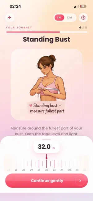 Bra Size Fit Calculator screenshot 3