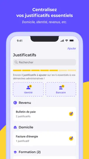 Capture d'écran de Digiposte : Stockage Sécurisé sur iPhone 3