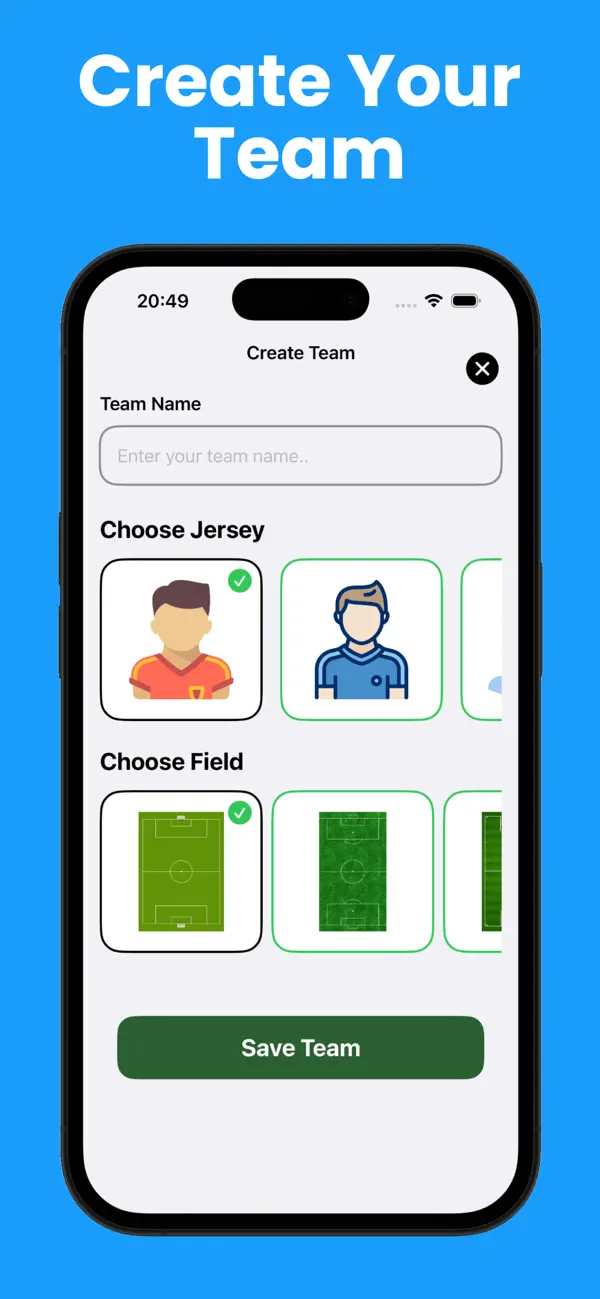 Screenshot #2 pour Line Up Your Team