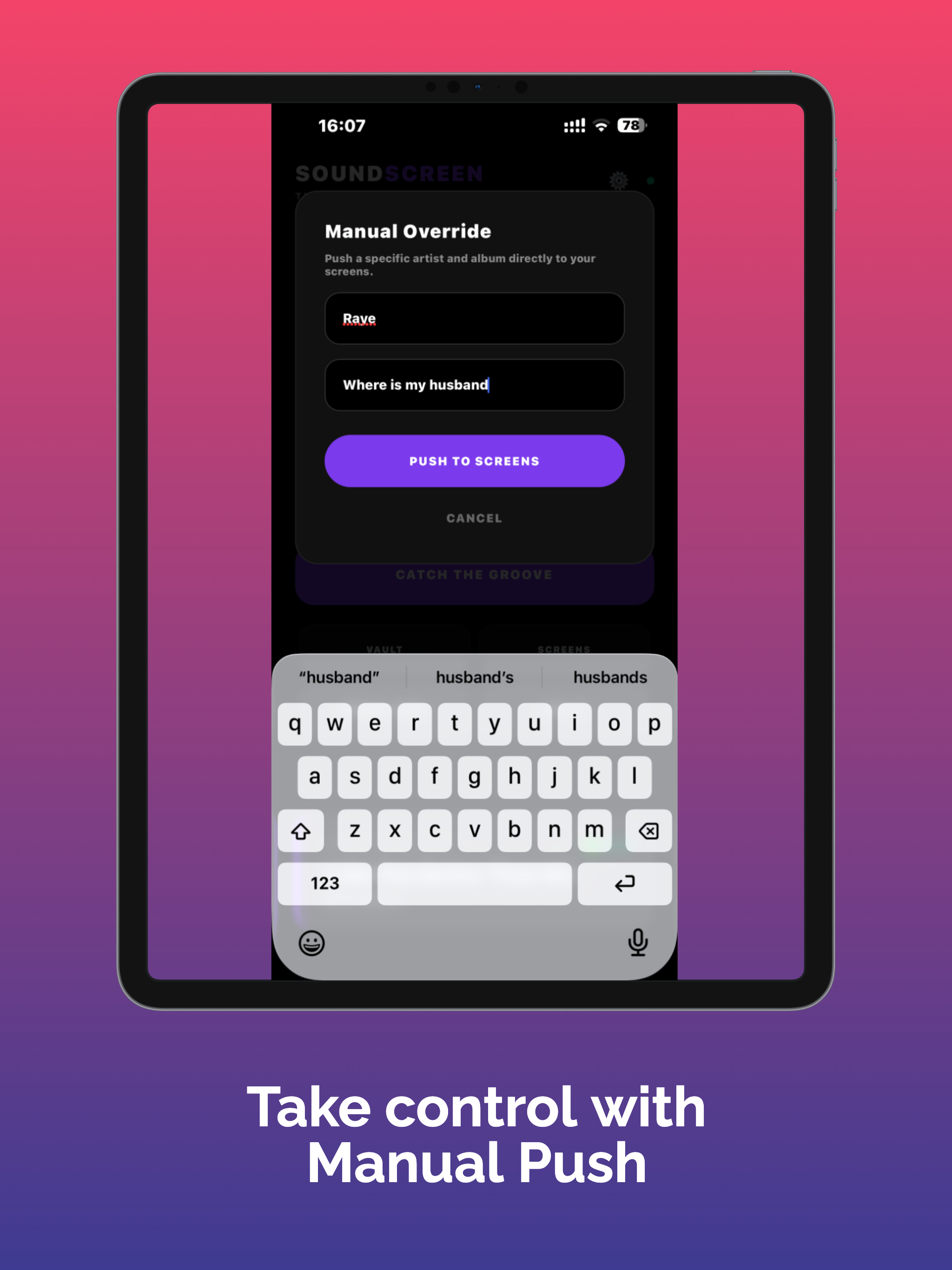 The Soundscreen App
