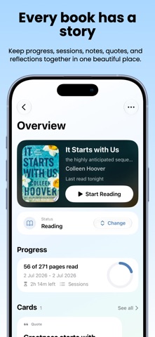 Oren: Reading & Book Tracker Screenshot 3 of 7