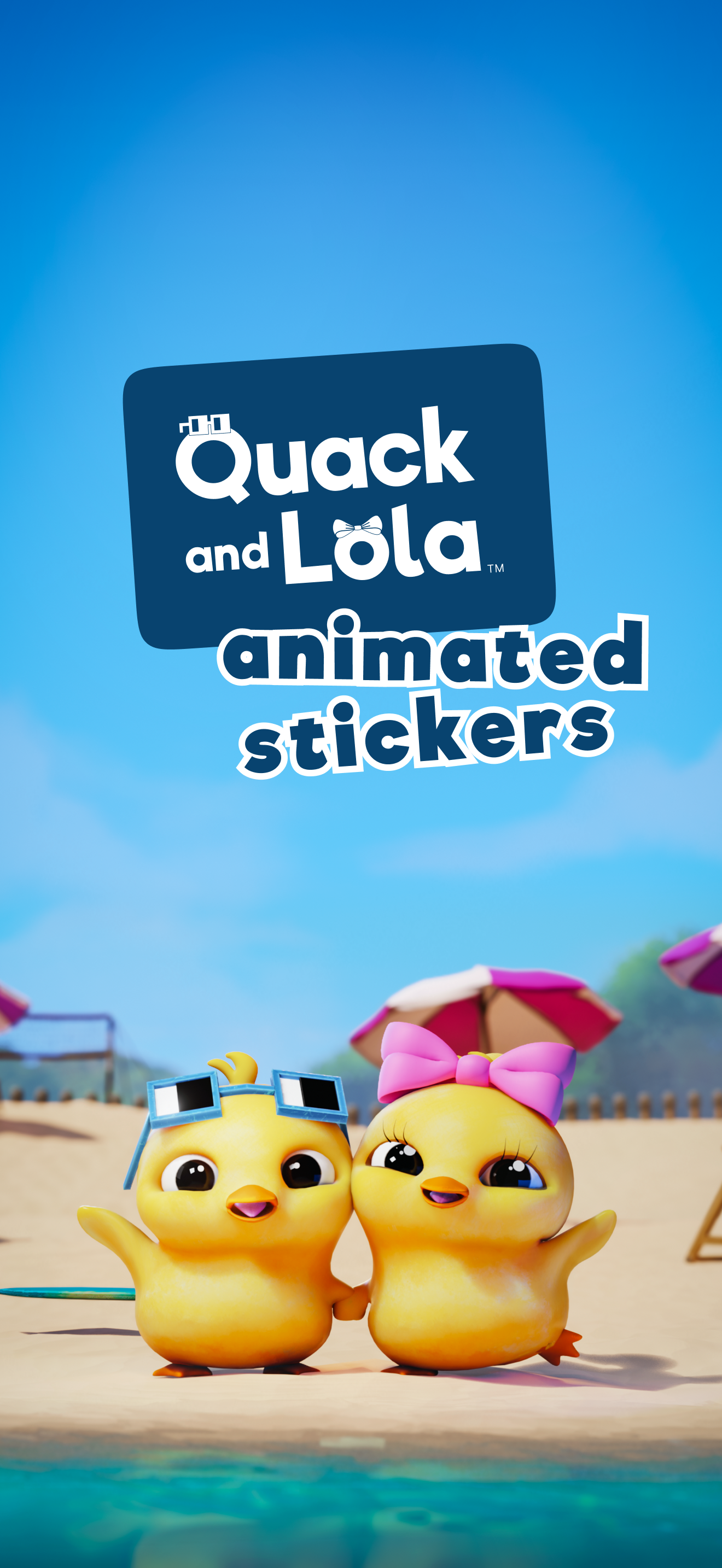 QUACK AND LOLA ™ Stickers