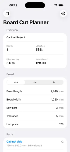 Board Cut Planner Woodwork2026 screenshot 4