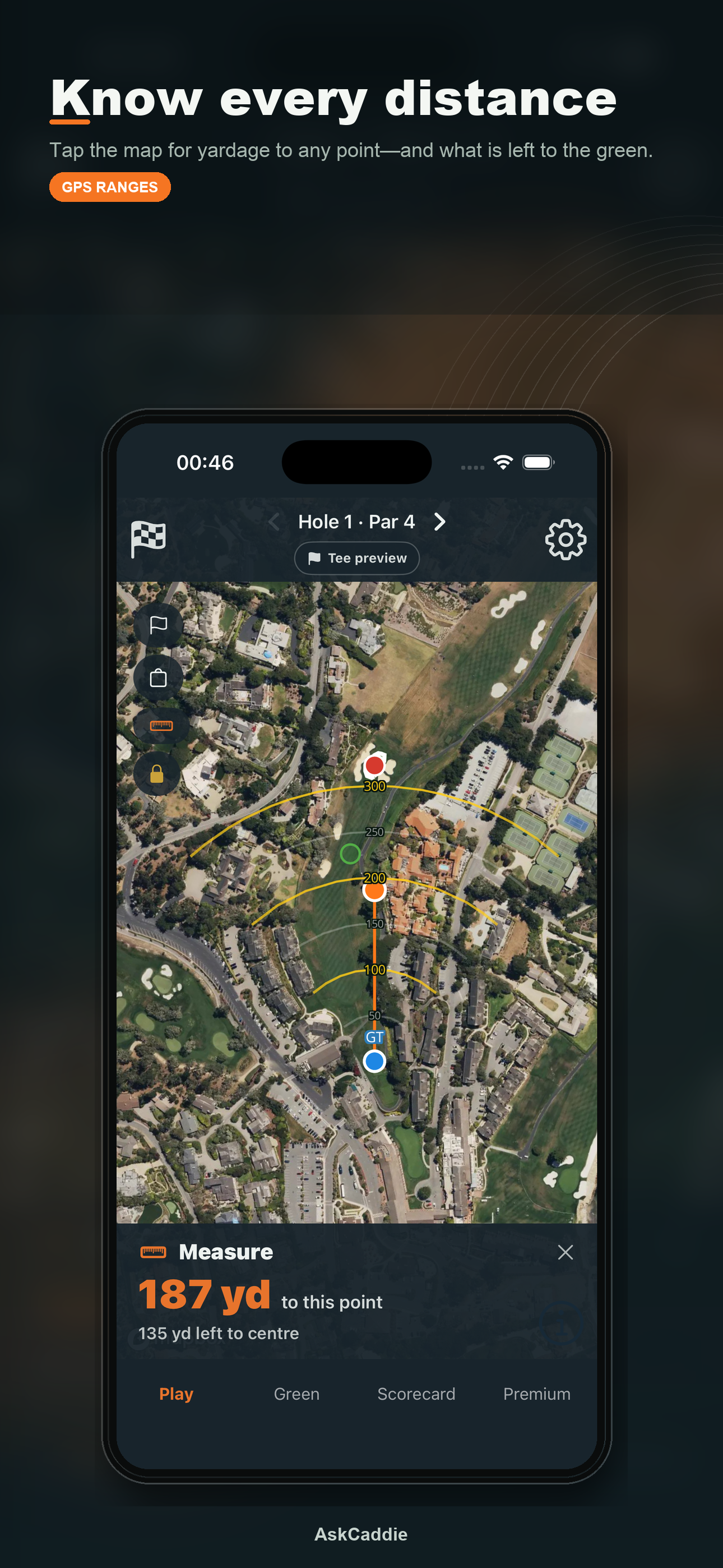 AskCaddie: Golf GPS & Green screenshot 2