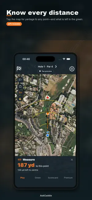 AskCaddie: Golf GPS & Green screenshot 2