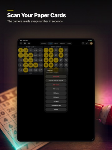 SnapBingo: Bingo Card Scanner iPad screenshot