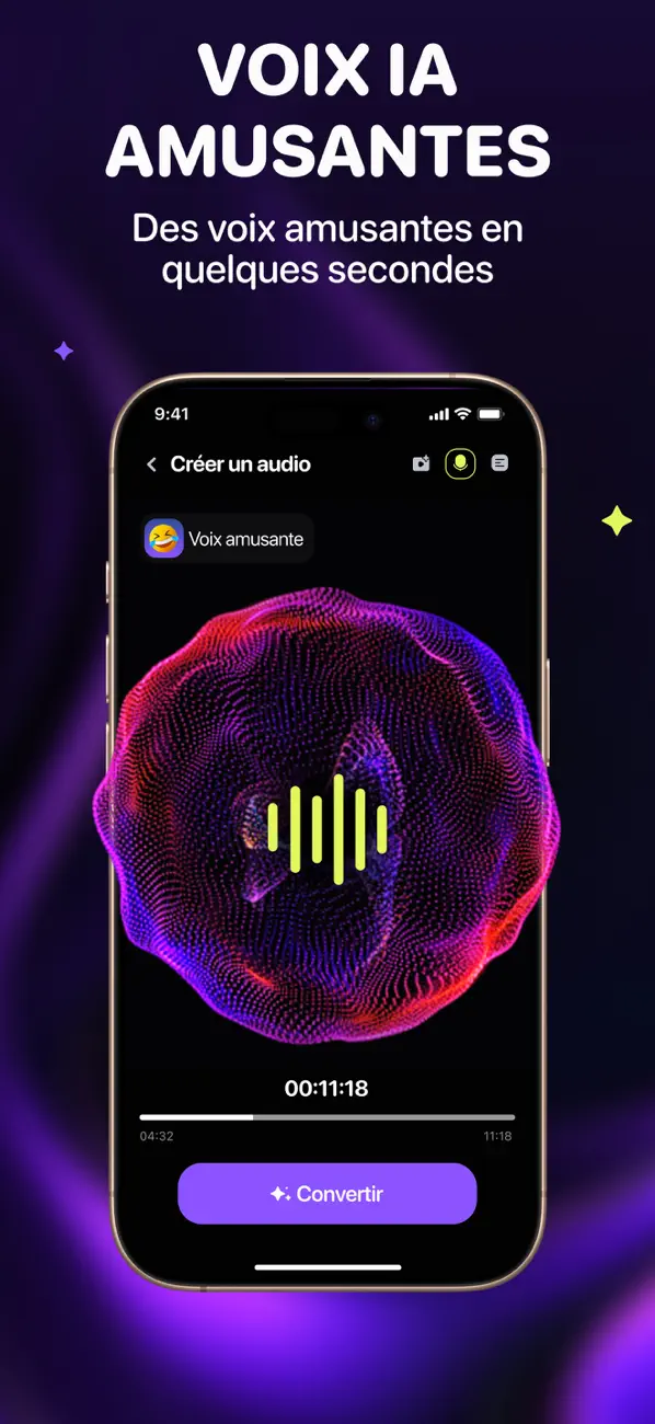 Screenshot #2 pour Changeur Voix Createur Musique