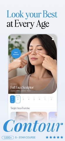 Contour - Face Yoga Exercise Screenshot 1 of 4