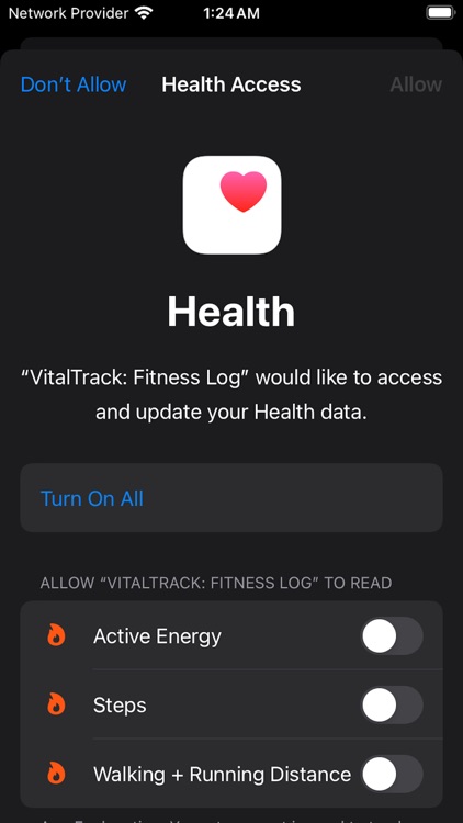 VitalTrack: Fitness Log