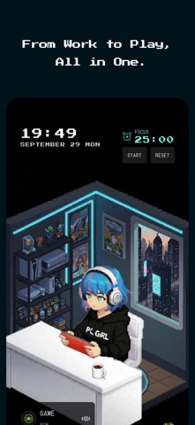 Lofi Desk iPhone screenshot