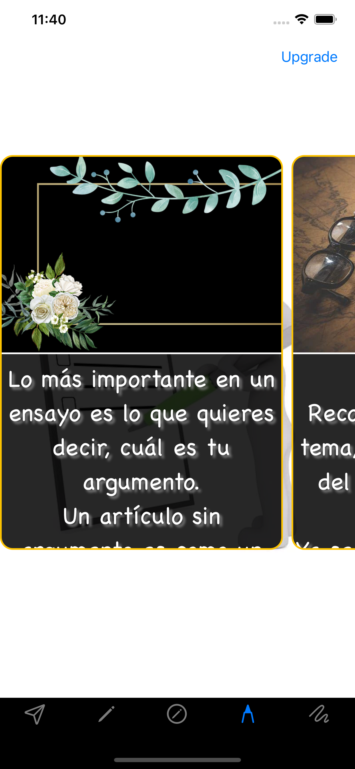 Excelente redacción