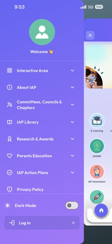 Indian Academy of Pediatrics iPhone screenshot 1