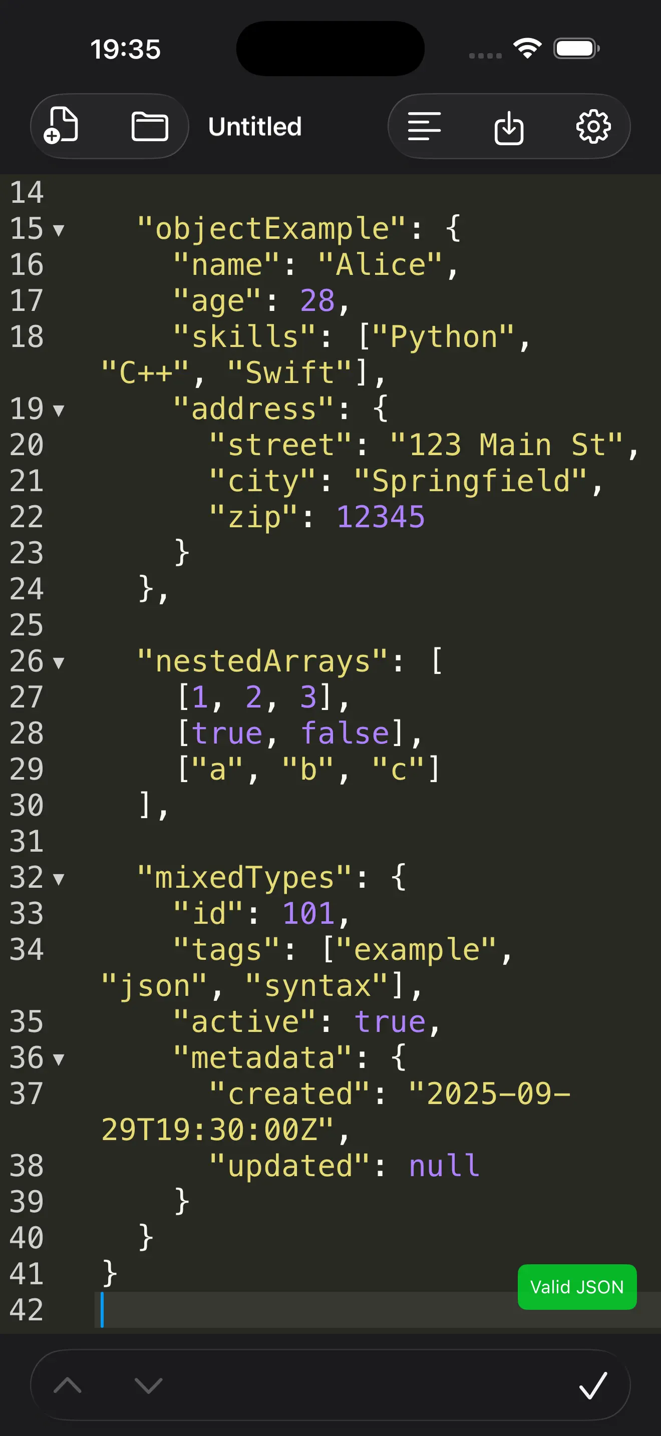 #9. JSONCraft - Editor & Formatter (iOS) Ved: Dor Pascal
