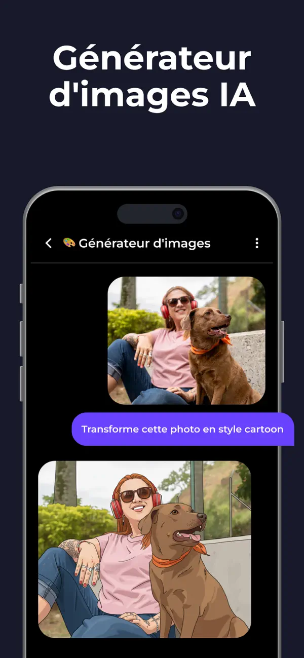 Screenshot #3 pour IA Chatbot Français・Chat: AI!