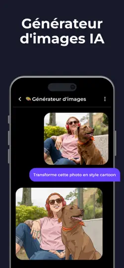 Capture d'écran de IA Chatbot Français・Chat: AI! sur iPhone 3
