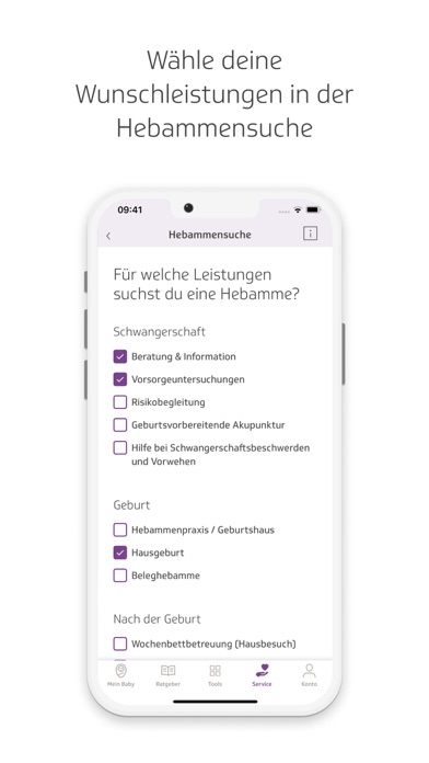 TK-BabyZeit Screenshot