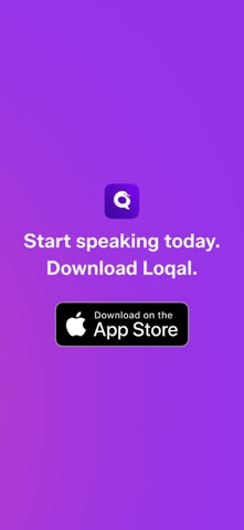 Loqal: Speak Languages iPhone screenshot
